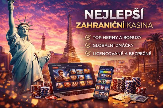 Objevte nejlepší zahraniční online kasina pro české hráče