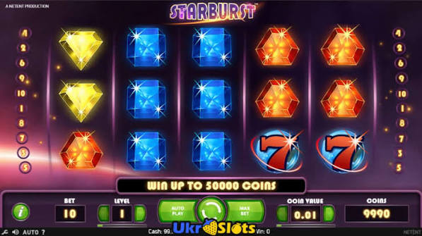 Oplev Starburst Online En Lysende Spiloplevelse